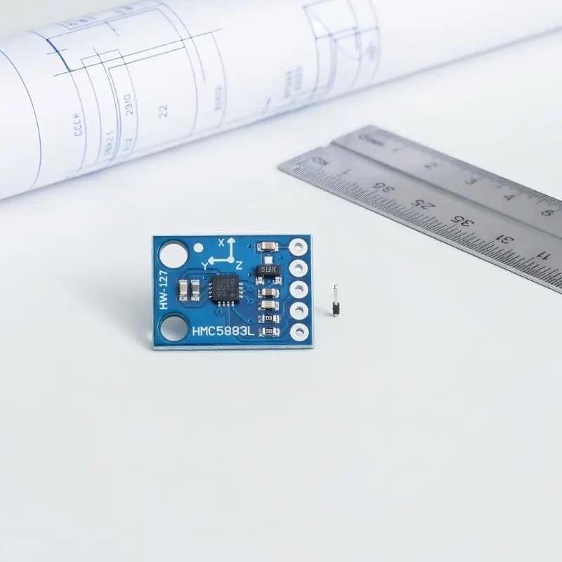 QMC5883L GY-273 compass module, 3-axis high precision sensor for Arduino, 3 V to 5 V voltage