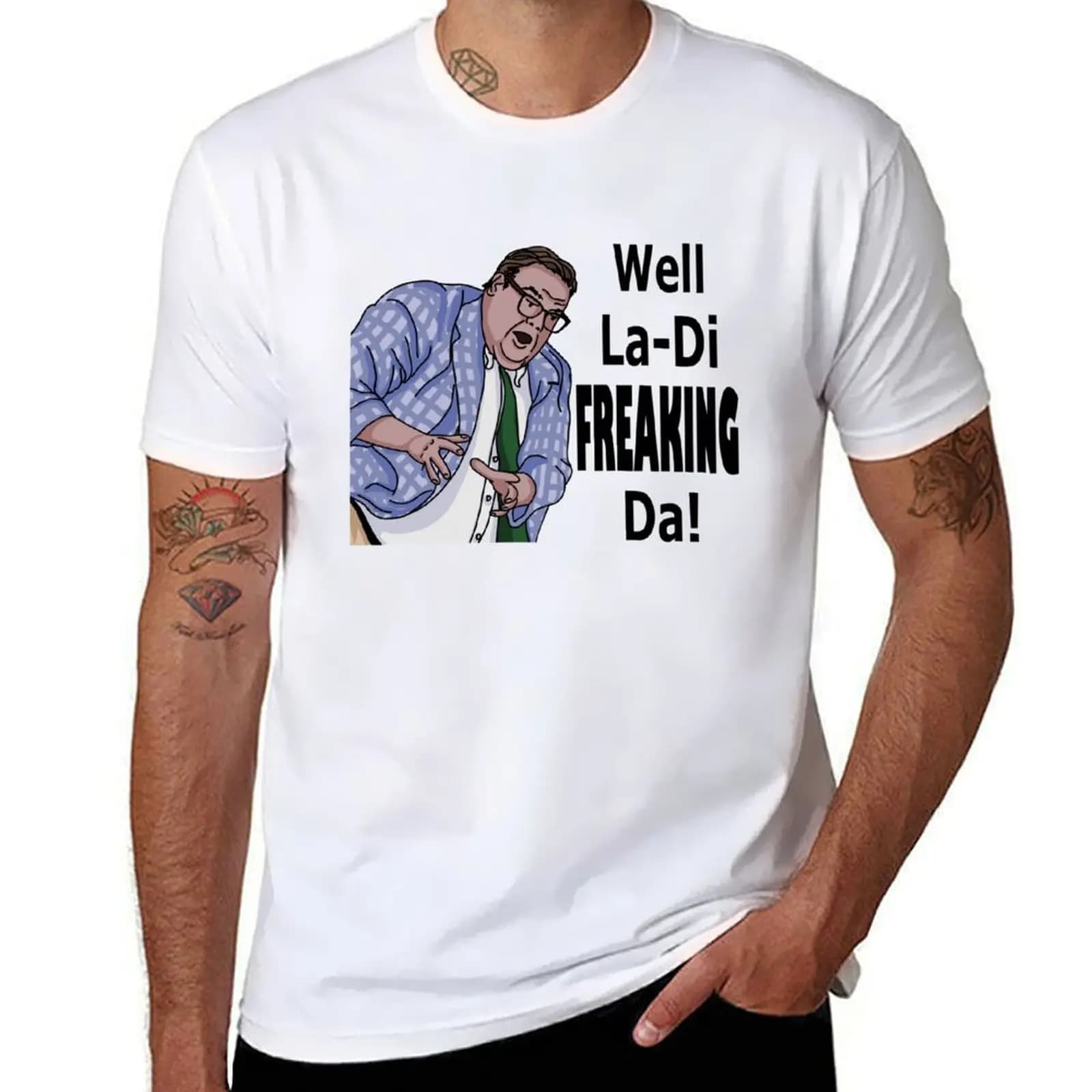La-Di-Freaking-Da! (Crazy Matt Foley Hands) T-shirt sportiva da uomo