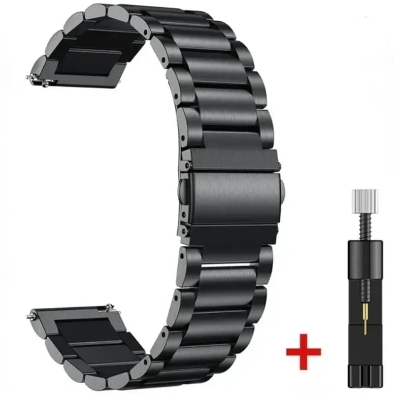 20mm 22mm Metal Strap for AMAZFIT Active 2 GTR 4 3 Pro 47mm GTS 4 3 2e BIP 5 Balance Stainless Steel Bracelet Wristband