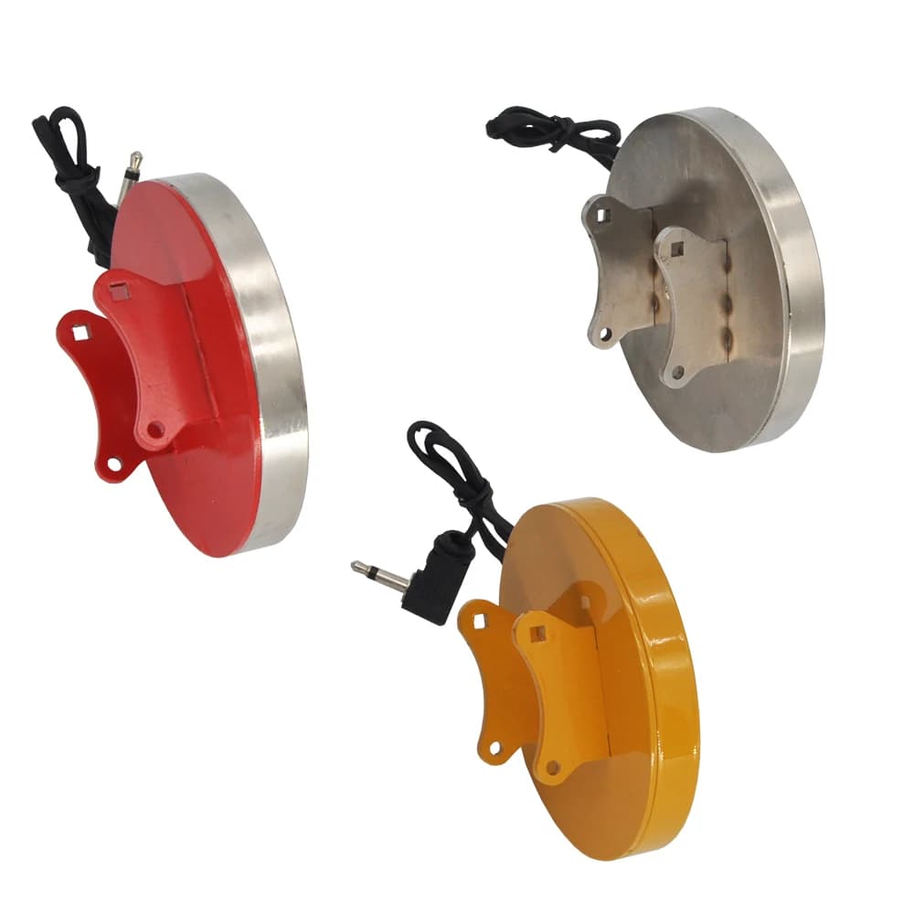 Magnete di sollevamento elettrico in metallo Huina 7.4V 2S 15kg per RC 1580 1592 1593 1594 modello di escavatore accessori per mandrini elettromagnetici