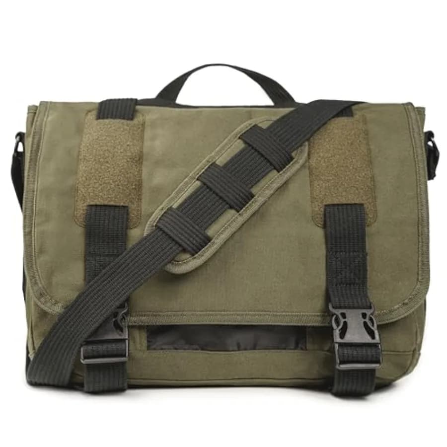 Borsa Messenger Classica Premium Sweetbriar con Scomparto per Laptop - Borsa in Tela Adatta per Laptop fino a 17 Pollici