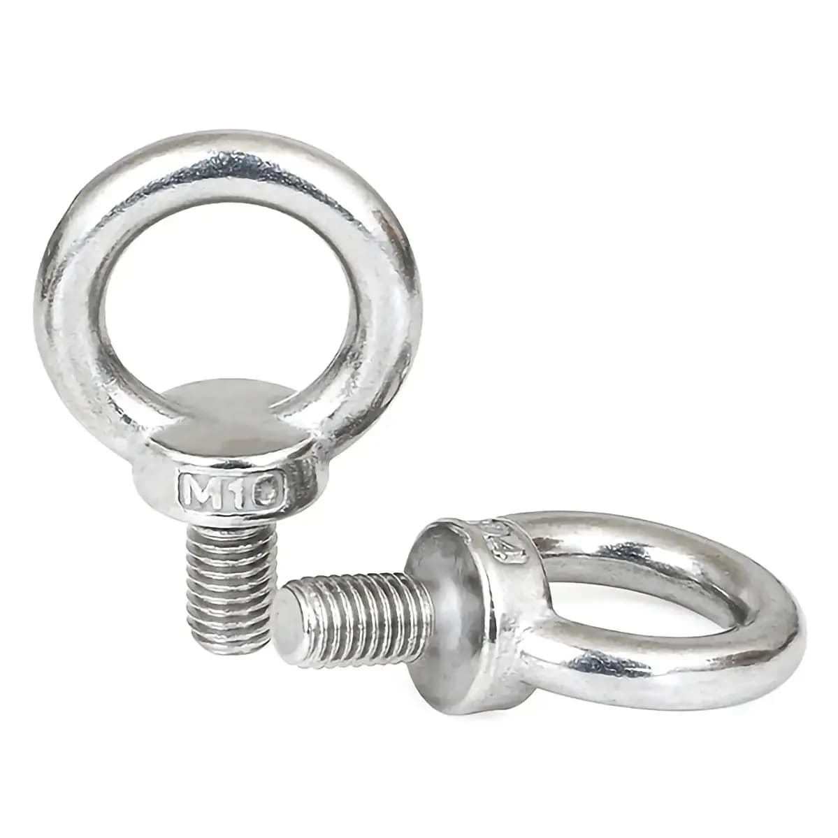 M3 M4 M5 M6 304 viti a occhiello di sollevamento marino in acciaio inossidabile foro ad anello per occhiello a fune