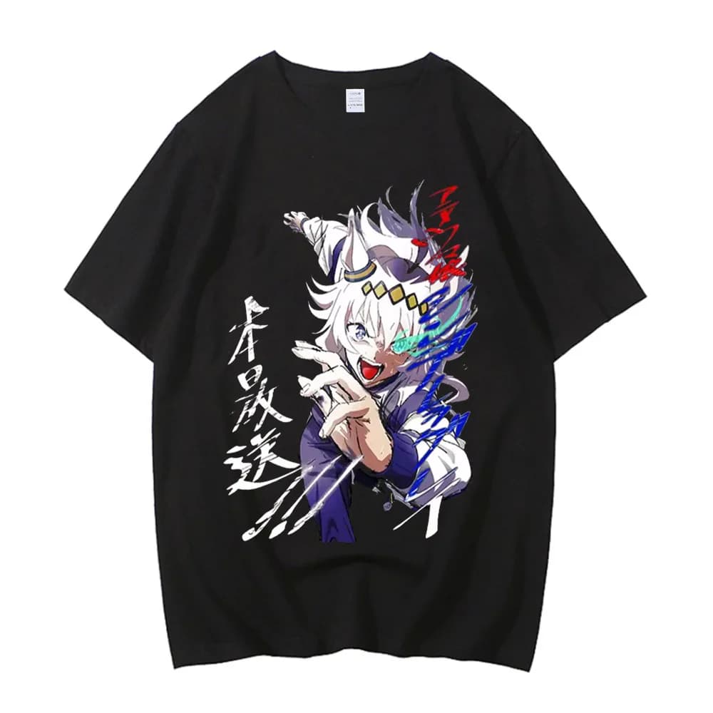 Umamusume cotton t-shirt men hip hop Psychedelic Gothic Pop Culture graphic Y2k tshirt harajuku aesthetic streetwear graphic