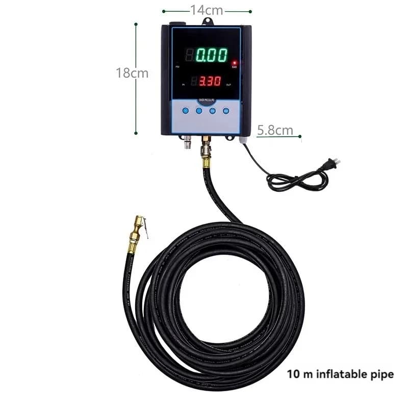 Fabbrica di riparazione automatica del negozio di pneumatici della pompa di gonfiaggio con display digitale montato a parete per gonfiaggio automatico di pneumatici
