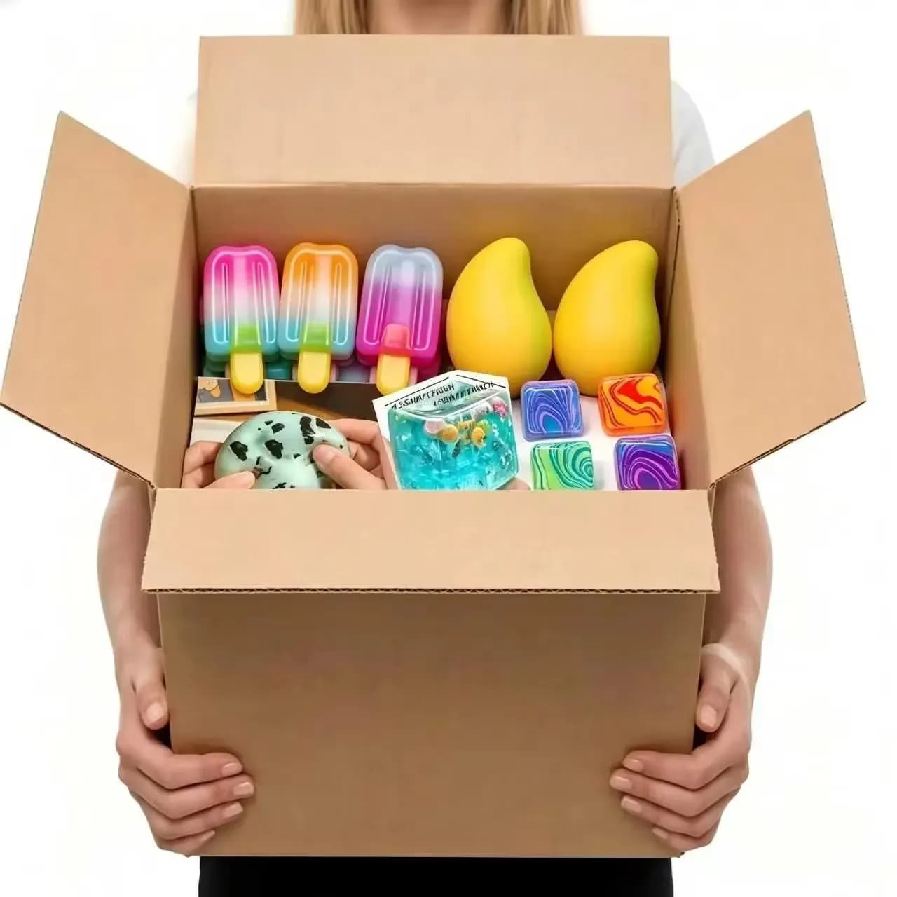 Hot Sensory Squishy Blind Box Series Slow Rise Toy Stress Ball Fidget Surprise Gift Random 1pcs