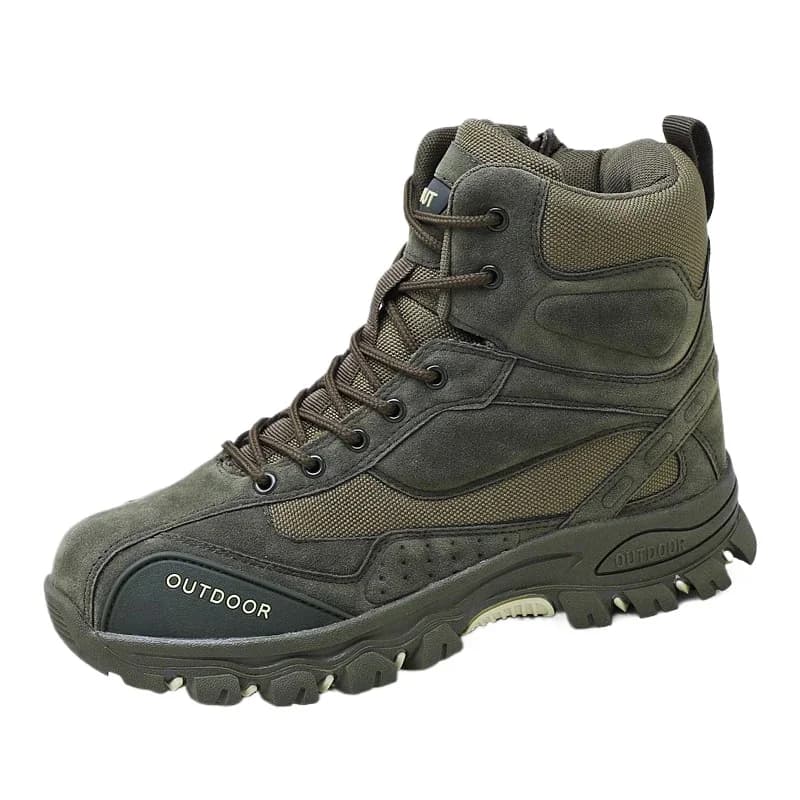 Desert Boots Man PU Leather Hunt Trekking Camping Alpinism Winter Work Safety Shoes Bot Zapatos zapatillas male