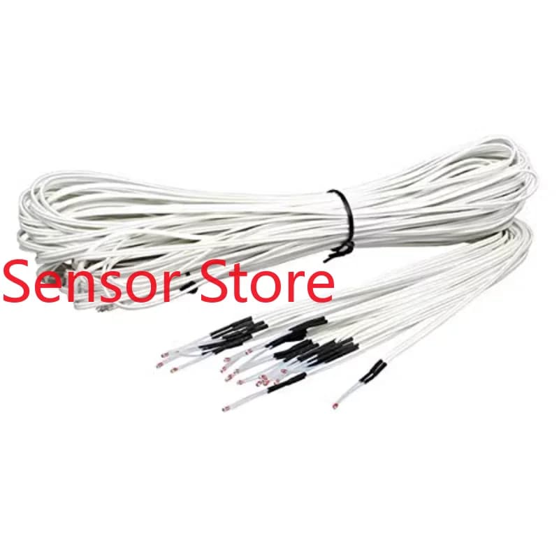 5PCS NTC 3D printer with temperature sensor sealed in single-end glass 100K 1% 3950 200 degrees.