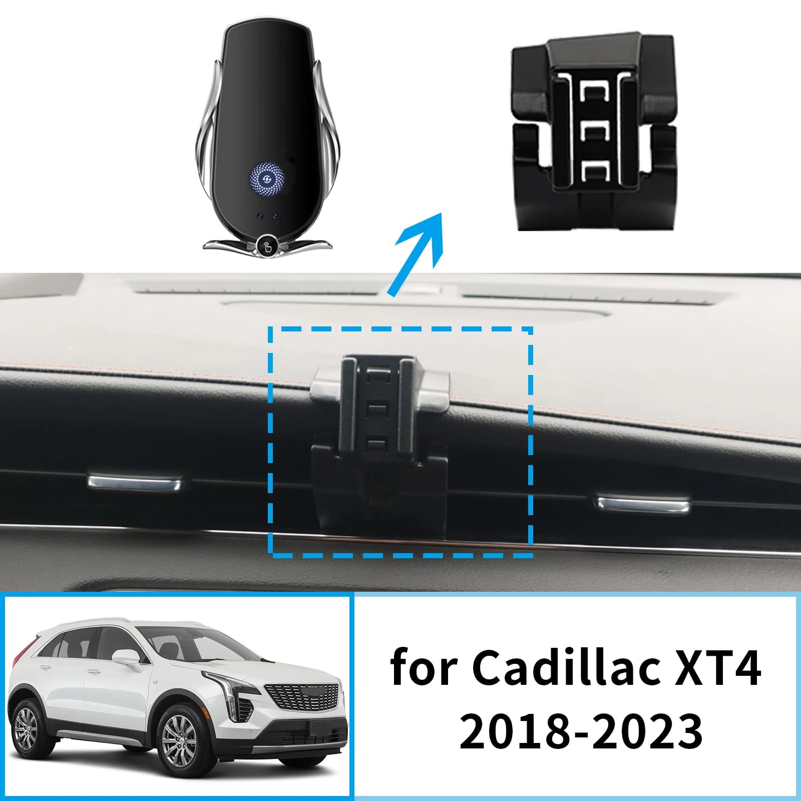 Car mobile phone support for Cadillac XT4 2018 ~ 2023 GPS bracket Navigation support Car accessories