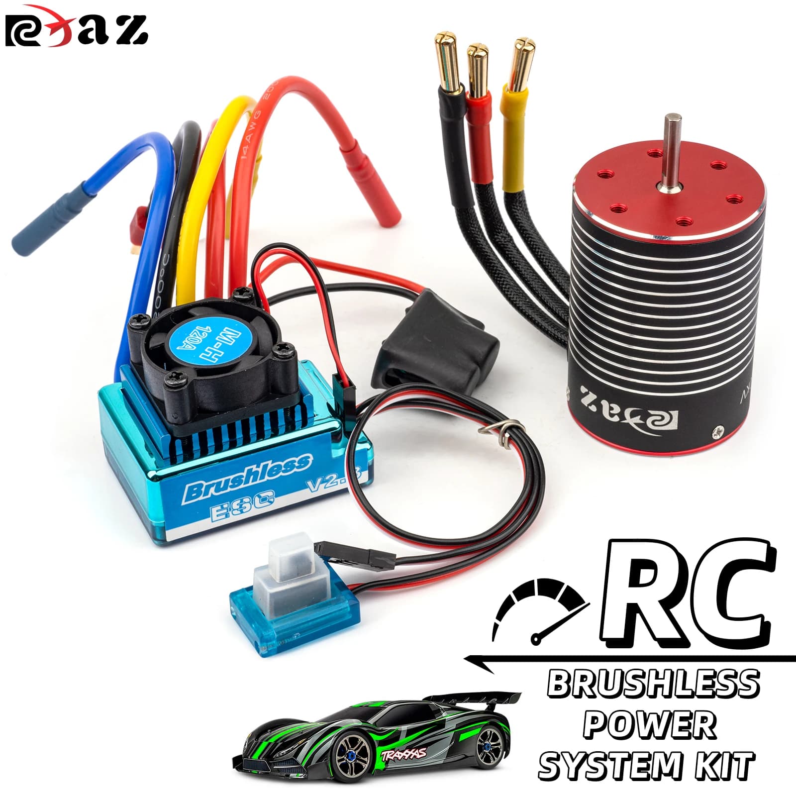 RC 3650 Motore Brushless Per Axial Traxxas TRX4 RC Crawler 1/10 Parti di Automobili Accs Giocattoli Camion Serbatoi 3650 DC Motore Brushless RC