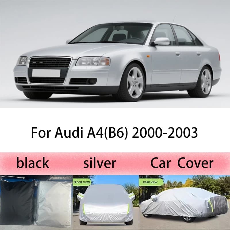 Per Audi A4(B6) 2000-2003 Protezione della copertura dell'auto Protezione solare Isolamento termico Resistente alla polvere Graffi Accessori esterni per auto
