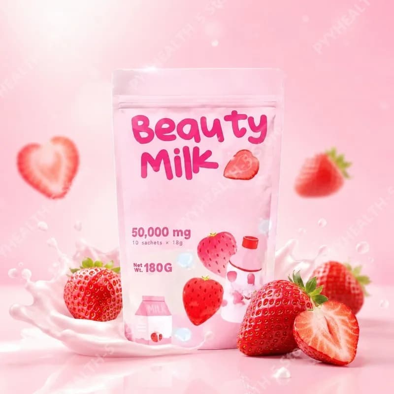 Bevanda al Litchi con Collagene ed Estratti di Frutta – Bevanda Naturale per il Benessere Quotidiano, 10 Bustine X 18g