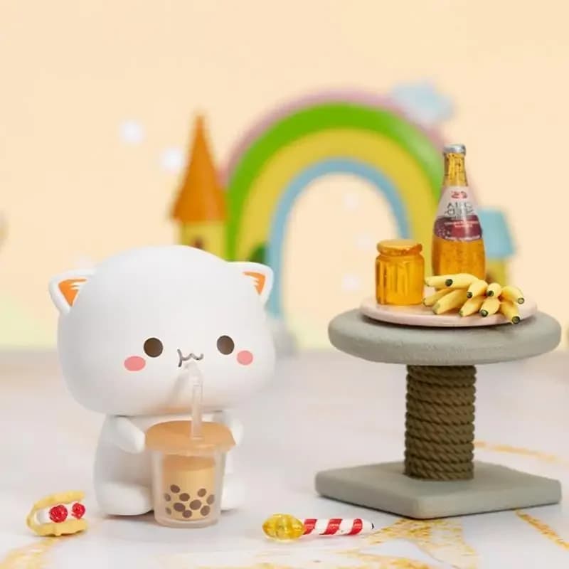 Scatola misteriosa stagione gatto fortunato scatola cieca gatto carino economico giocattoli borsa cieca figura di cartone animato bambola compleanno regalo di Natale
