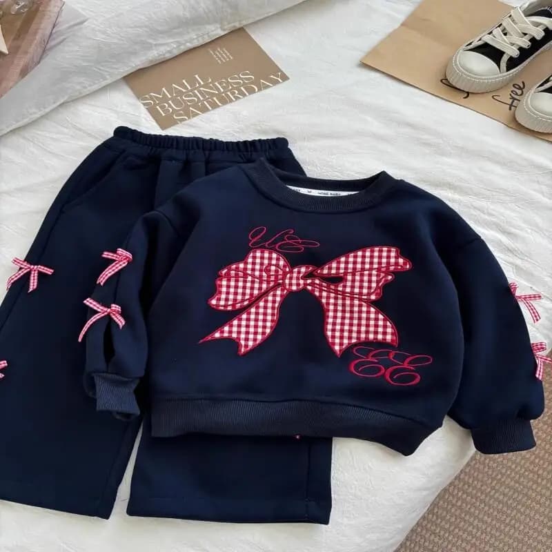Moda alla moda Set da 2 pezzi Abbigliamento per bambini Kawaii Cappotto casual Due pezzi Neonate Bambini Vestiti per ragazza Adolescente Inverno Infantile 2025