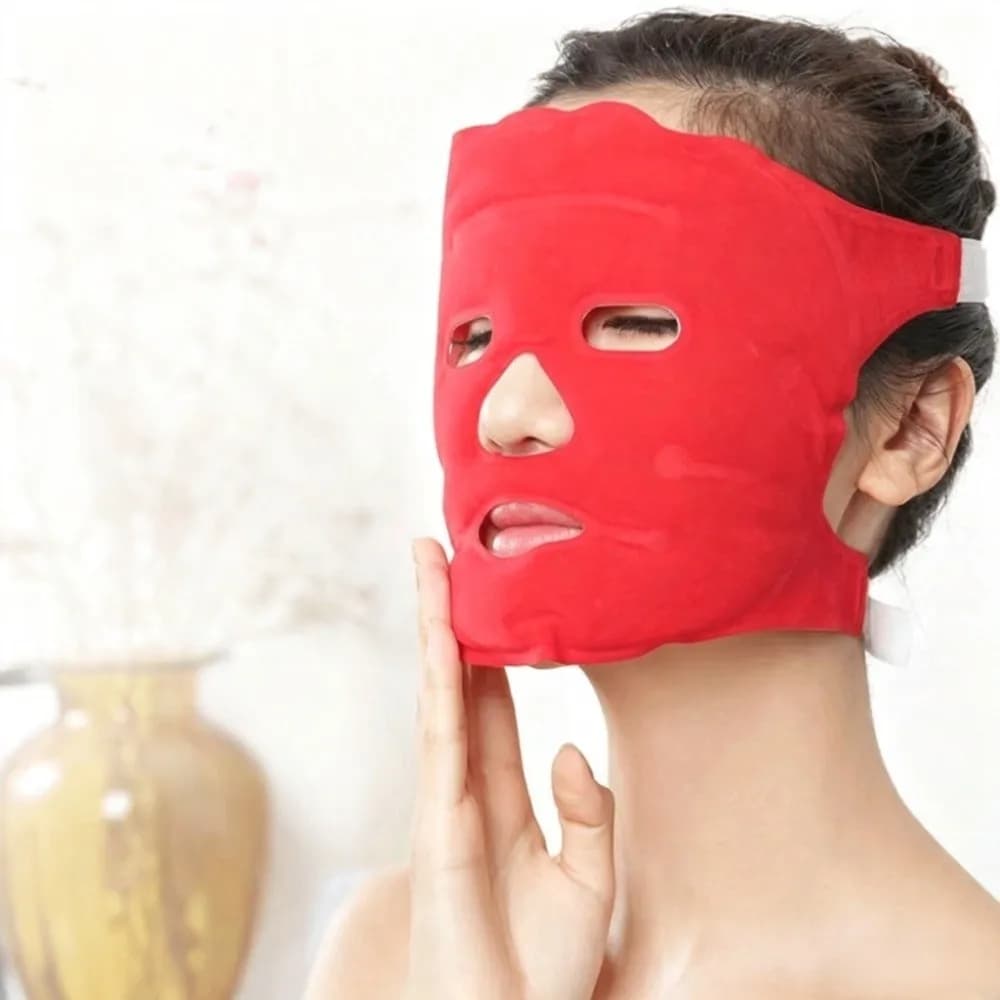 Beauty Accessories Cold Facial V Face Mask Tighten Firming Portable Beauty Mask with Magnet Face-lift Lifting Mask Skin Care