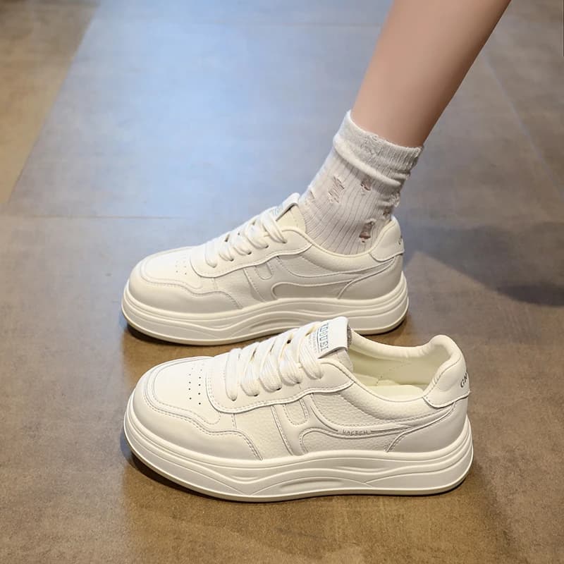 Scarpe sportive da donna alla moda Scarpe da ginnastica da corsa per fitness all'aperto Scarpe casual comode bianche Scarpe da ginnastica da passeggio da donna traspiranti