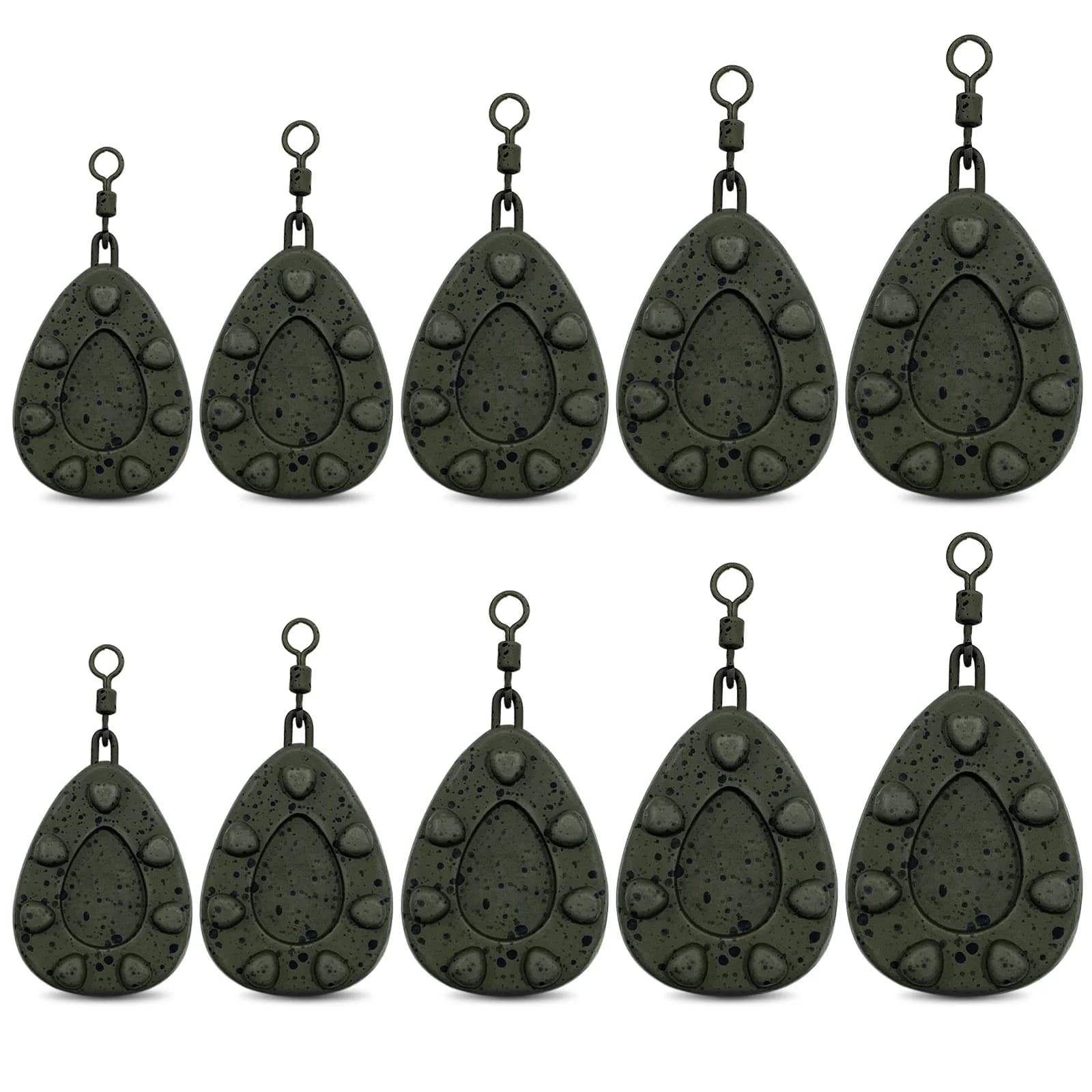 Fishing sinker weights, 56g/71g/85g/99g/113g in various specifications, suitable for freshwater and seawater, with corrosion res