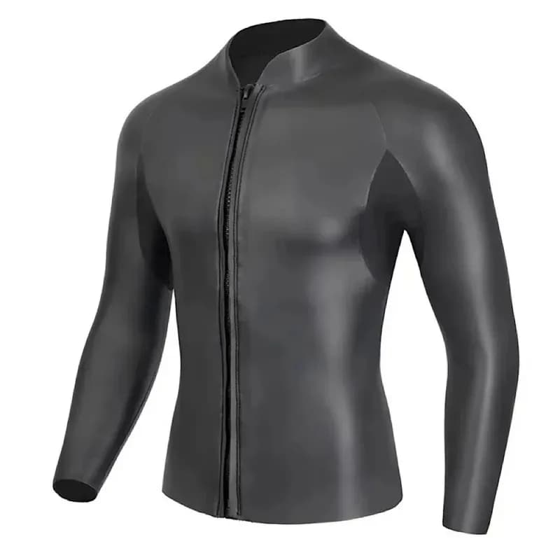 CR Neoprene Wetsuit Men 3MM Top Suit Glue Bonding High Elastic Surfing Winter Swim Snorkeling Quick-Drying UV Protection Su NM33