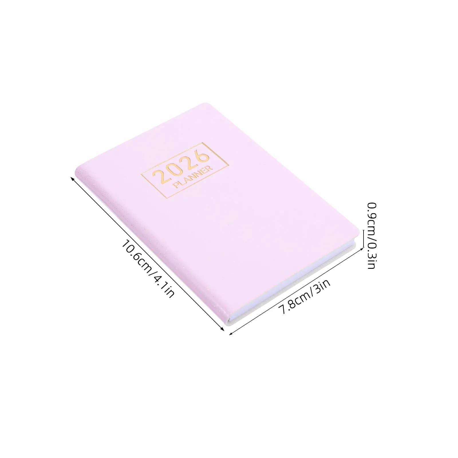 Agenda Tascabile 2026, Pianificatore Settimanale, Agenda Giornaliera Mensile, Mini Blocco Note Formato A7, Mini Calendario Tascabile con Copertina in PU