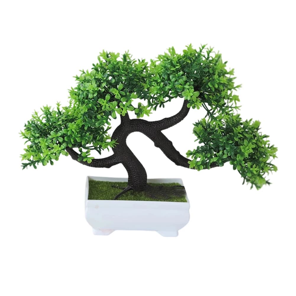 Artificial Plants in Vase, Royal Plastic Decorative Bonsai for Home, Bedroom and Exterior Decorations