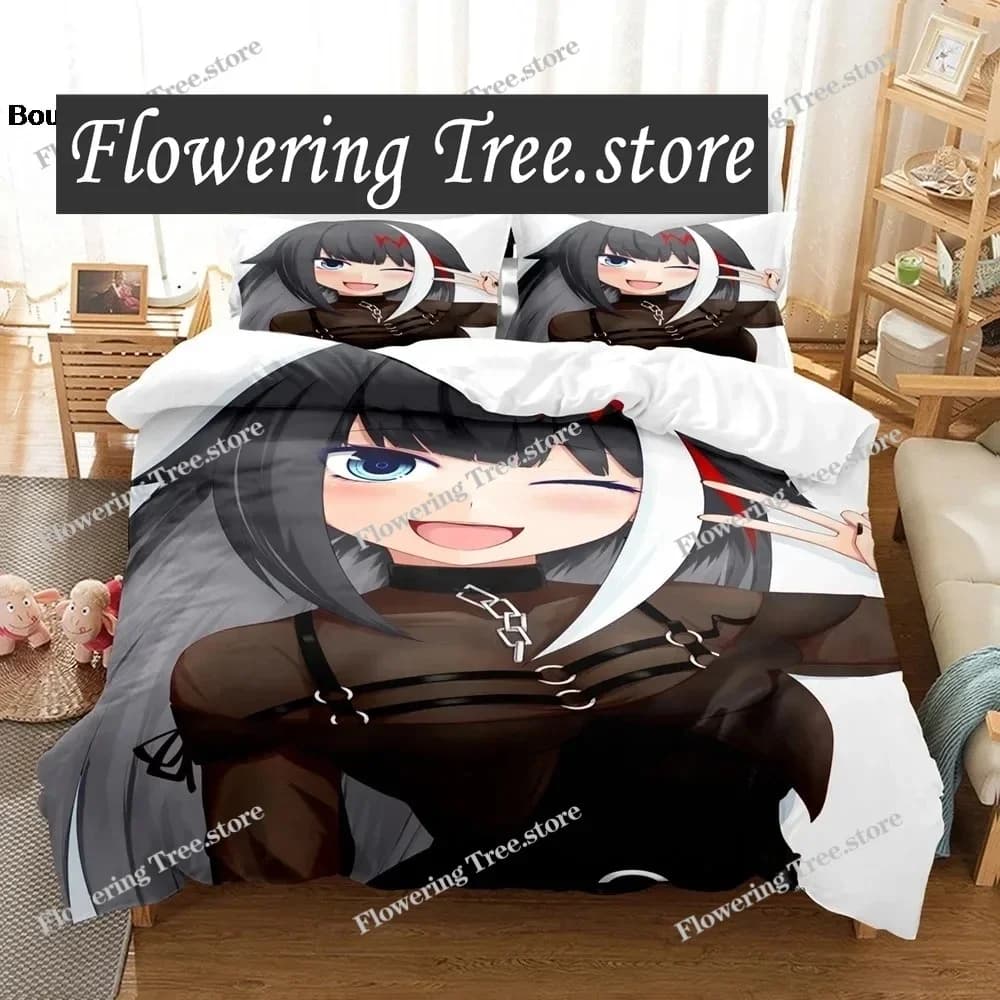 Set di Biancheria da Letto Anime - Azur Lane, Disponibile in Varie Misure, per Adulti e Bambini, Set Copripiumino e Lenzuola