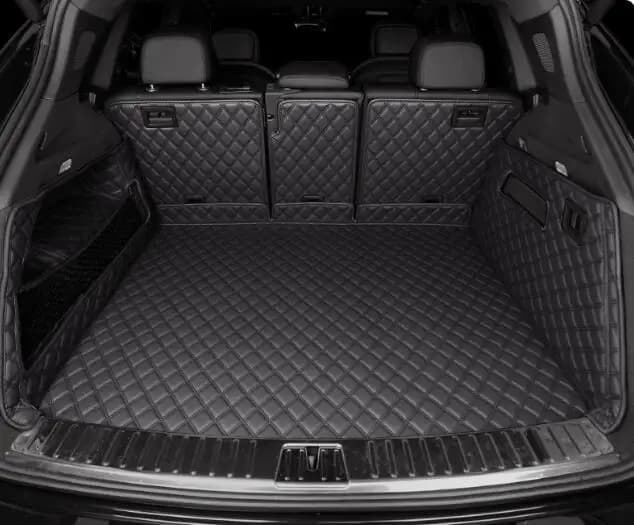 Buona qualità, set completo di tappetini per bagagliaio per auto per Porsche Cayenne E3 2025-2018 cargo liner opaco tappeti per bagagliaio copertura per Cayenne 2024