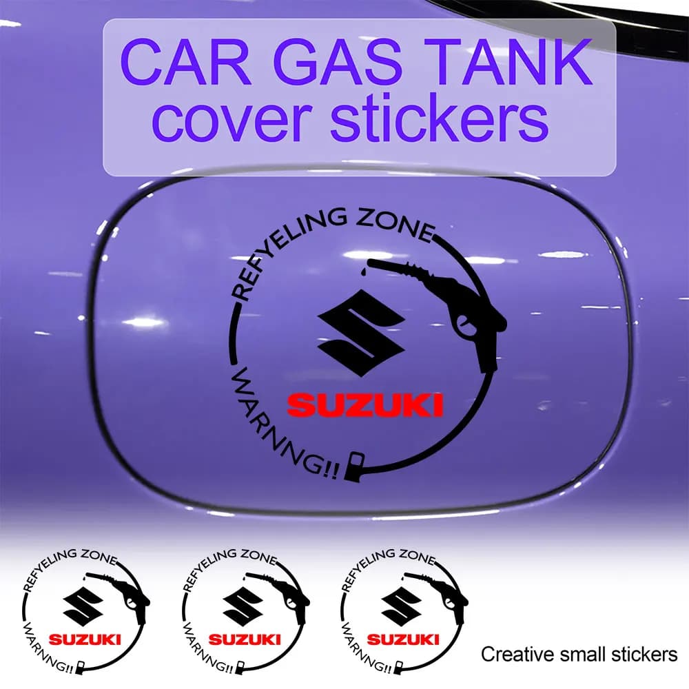 Auto Tappo Del Serbatoio Del Carburante Adesivi In Vinile Decorazione di Moda Decalcomanie Per Suzuki Grand Swift Sport Vitara Jimny SX4 Alto Splash Baleno