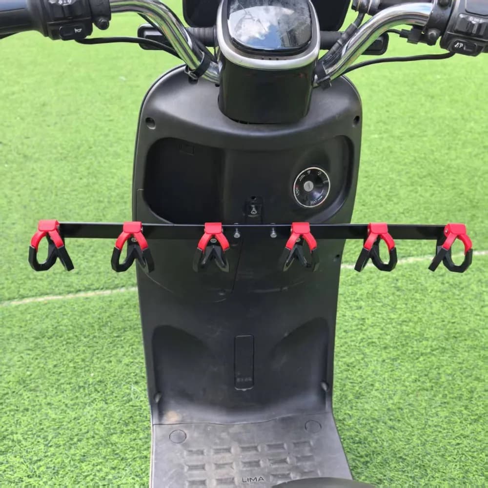 Electric Scooter Hook 2/3/4/6 Hooks, Multifunctional Universal Hook for Moto, Double Head Fixing