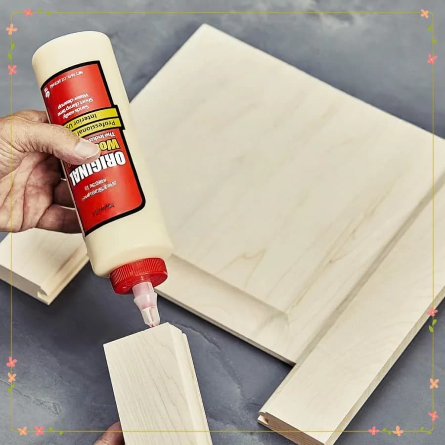 Original wood glue 5063, industrial standard for woodworking, furniture repair/assembly, home repair or modeling, 8 oz