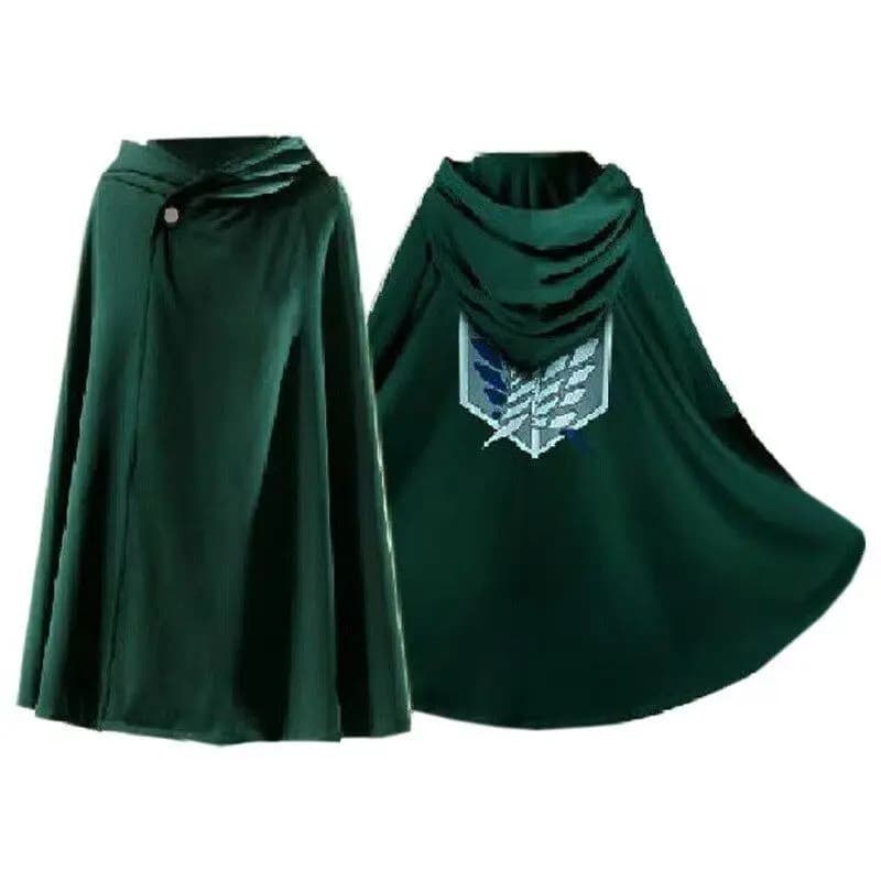 Cappotto Lungo per Cosplay di Attack on Titan, Stile Comandante del Corpo d'Indagine Free Wing, Giacca Tradizionale da Donna per Halloween