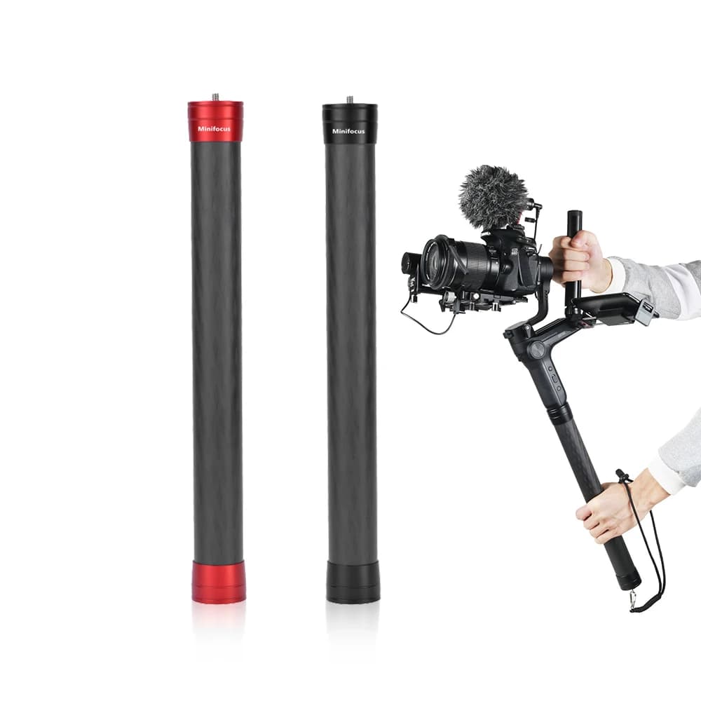 Gimbal Carbon Fiber Extension Monopod Pole Rod Extendable Stick for DJI RS 4 3 2 Ronin S SC S2 RS2 Moza Zhiyun Weebill Crane 2