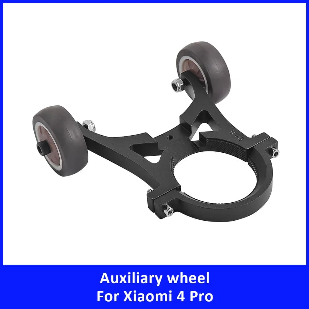 Staffa per ruota ausiliaria pieghevole per accessori per scooter elettrici Xiaomi 4 Pro Parte di ricambio per supporto ruota ausiliaria per cavalletto