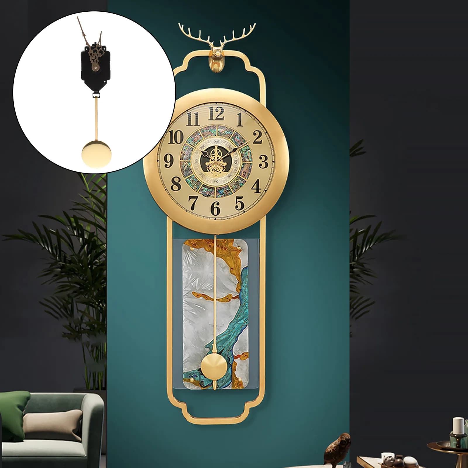 1Set Premium Silent Clock Movement Kit for Wall Hanging Clocks Sturdy Quartz Mechanism Precision Timing Clock Movement