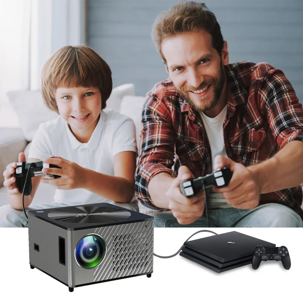 Per proiettore K3 Full HD WiFi Android Mini proiettore portatile intelligente, proiettore per cinema domestico con video LED per telefono 1920x1080P