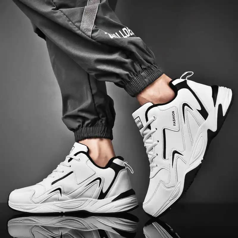 Scarpe da Arrampicata in Pelle con Lacci, Scarpe Vulcanizzate, Scarponi da Trekking, Sneakers Sportive da Uomo, Calzature per Sollevamento Pesi