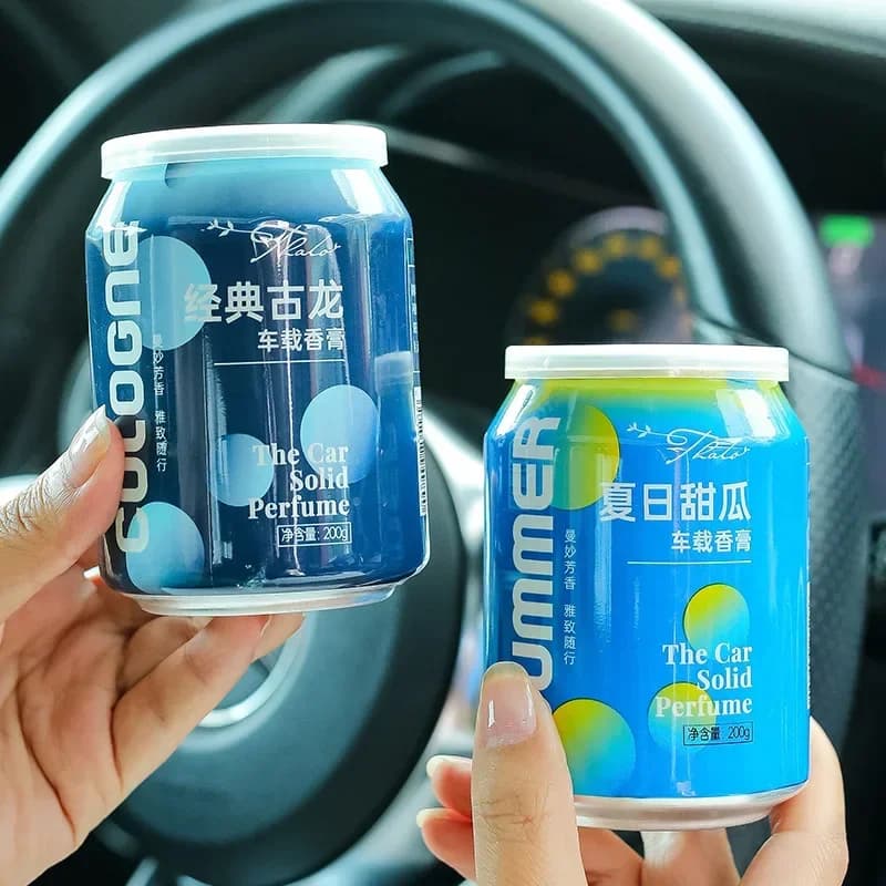 Balsamo Solido Aromaterapico di Alta Gamma per Auto, Deodorante Solido, Profumatore d'Ambiente a Lunga Durata, Accessori per Interni Auto