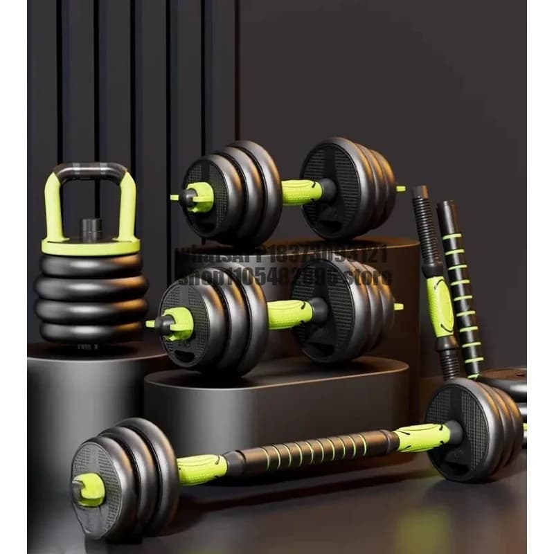 Dumbbell Men's Fitness Exercise Equipment Household Adjustable Weight Yaling Men's Barbell Sports Suit Kettlebell Dormitory