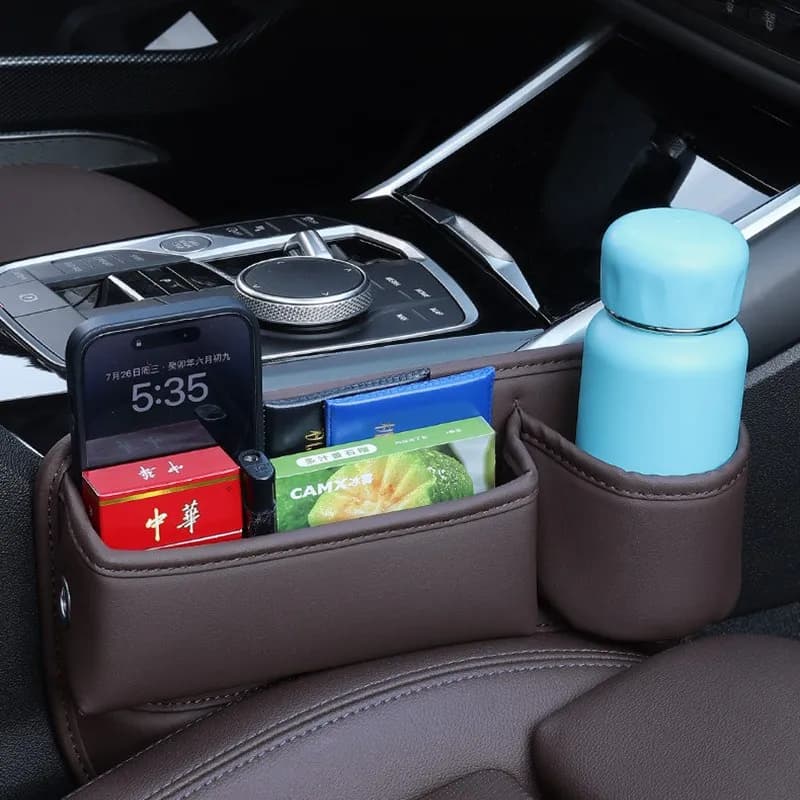For Volvo XC90 P2 C30 2002 ~ 2014 Car seat holder box with bag holders Portable multifunction case for various items