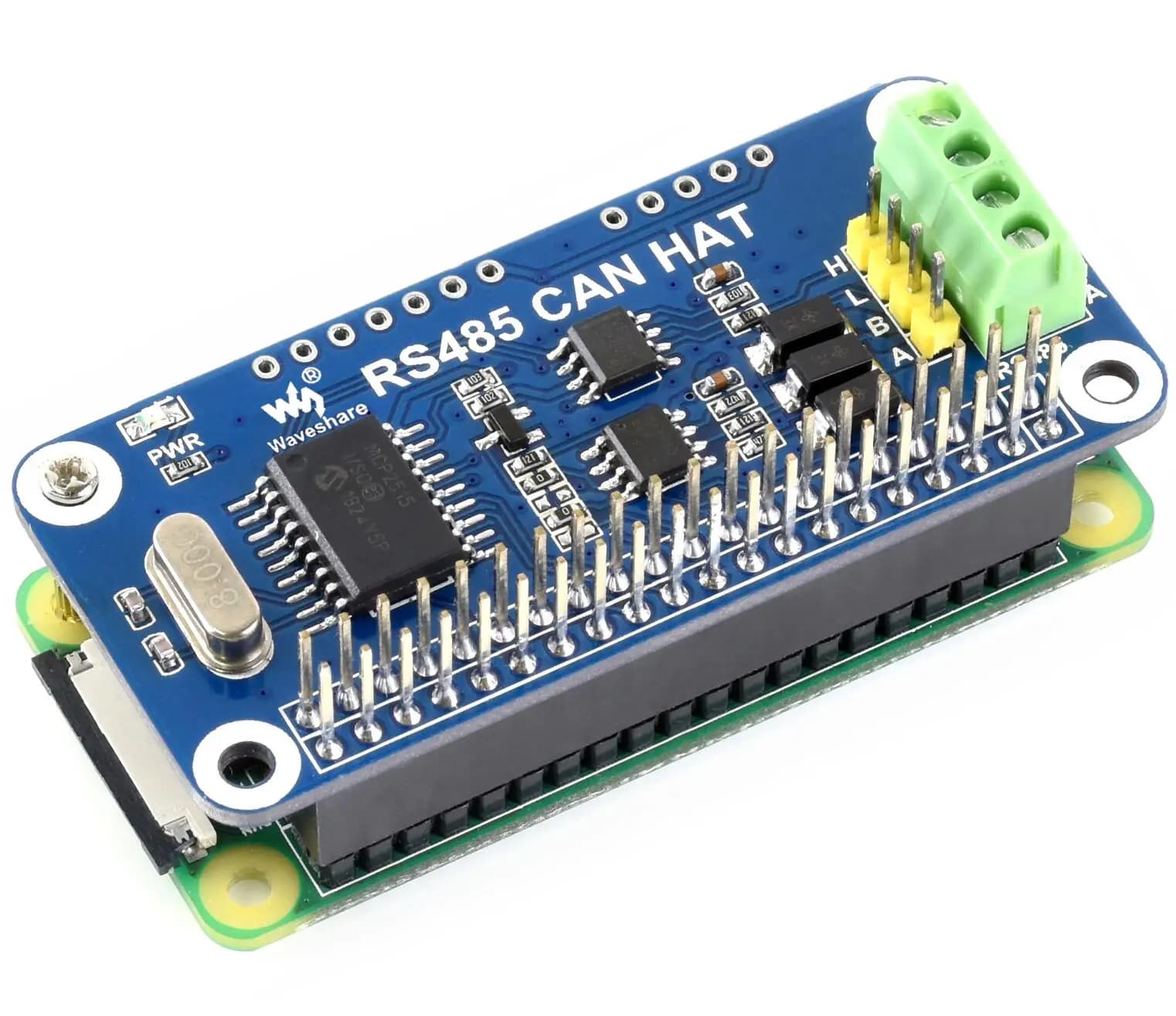 Waveshare RS485 CAN HAT SN65HVD230 Integrated TV expansion card for transceiver for Raspberry Pi