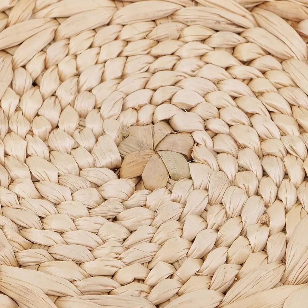 Eco-friendly Knitted Straw Floor Cushion Rustic Meditation Mat for Chair Sofa Tea Room Decor