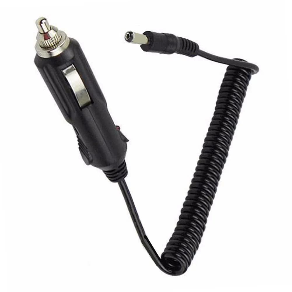 Cavo caricabatterie per auto 12V, prolunga per caricabatterie auto, cavo caricabatterie 12V con ingresso CC 2.5mm x 5.5mm, con molla a spirale
