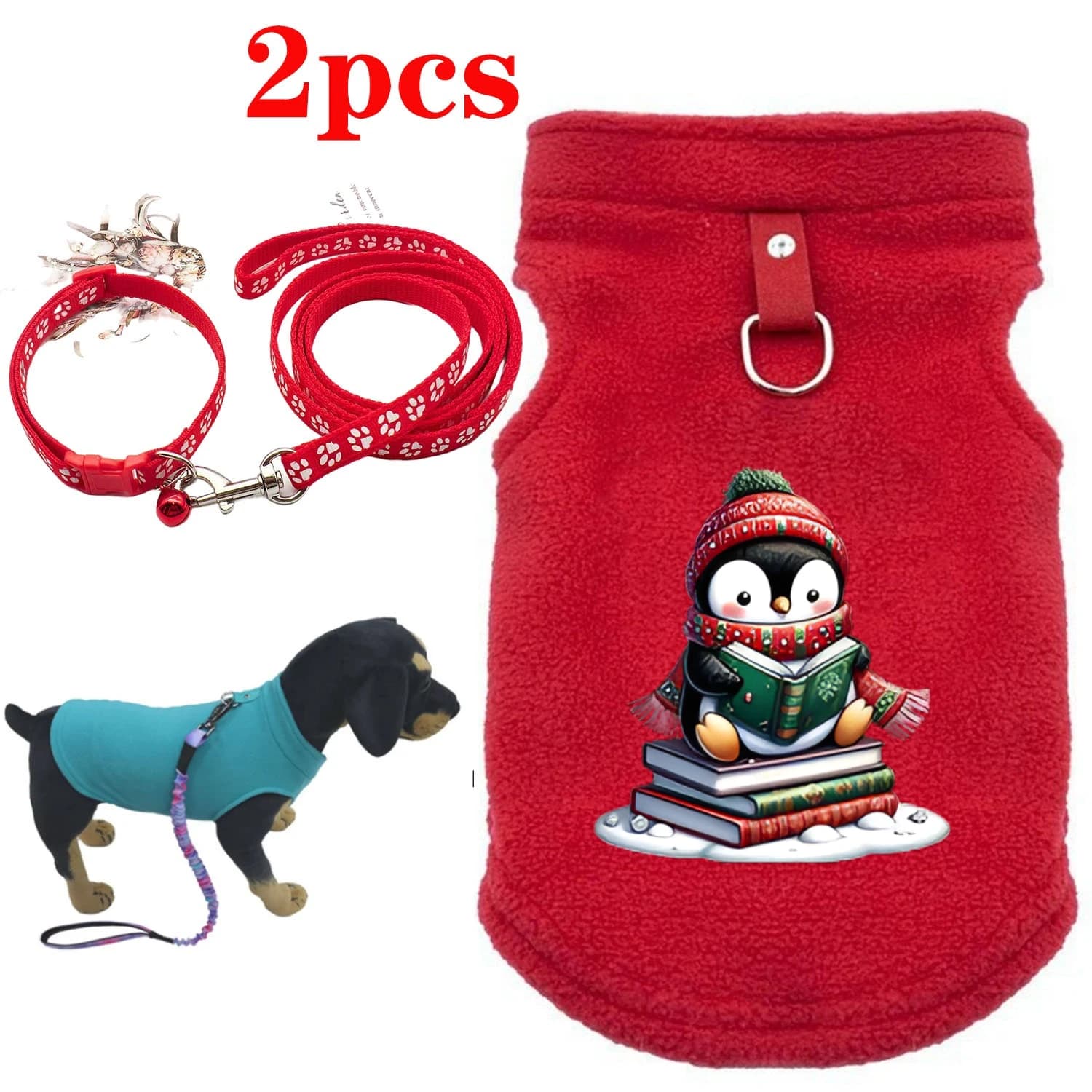 2PCS Soft Fleece Dog Clothes For Small Dogs Spring Summer Puppy Cats Vest Tzu Chihuahua Clothing French Bulldog Jacket Pug Coats
