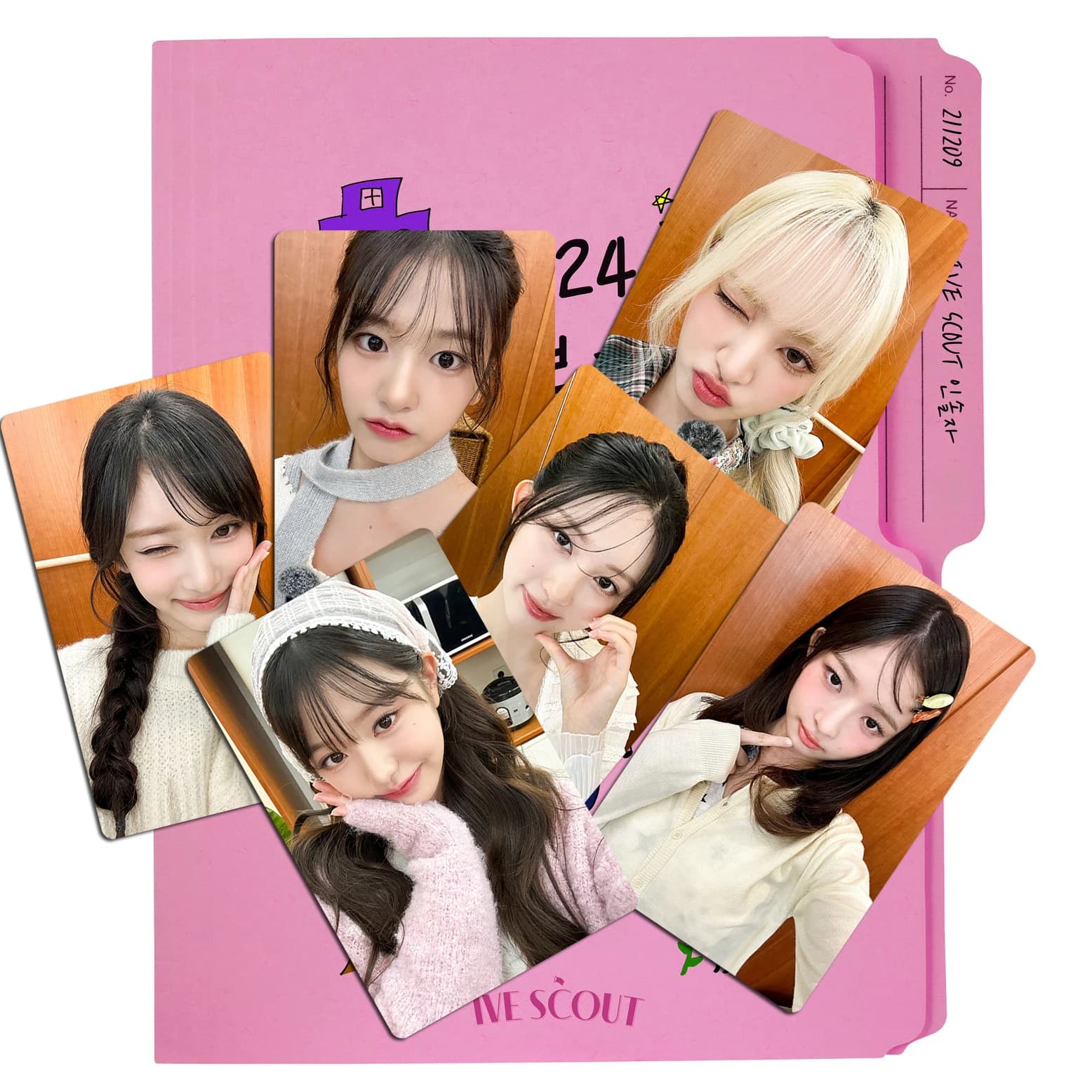 Kpop Idol Selfie Photocard Lomo Set Mini Postcard for Fans Collection Scrapbooking Gift