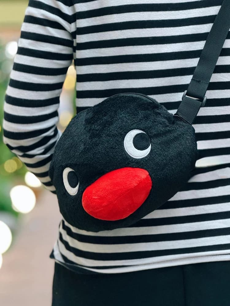 Adorabile Borsa a Tracolla a Forma di Pinguino in Peluche per Ragazze, Regalo di Compleanno, Zaino Accattivante in Morbido Velluto