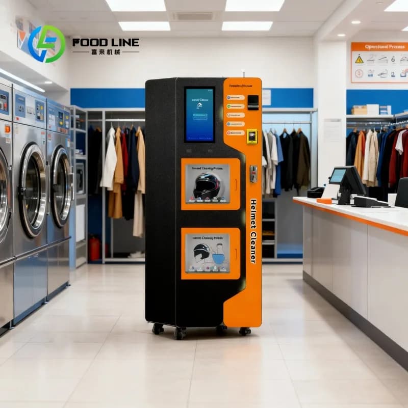 Customized size Automatic motorcycle double helmet dry cleaning machine disinfection hygiene steam cleaning vending machine