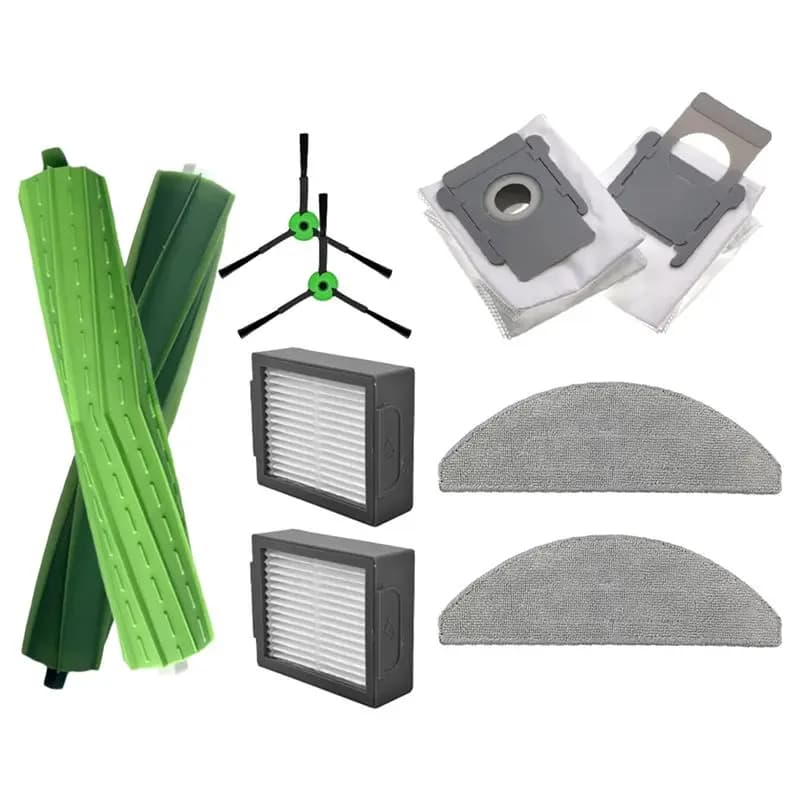 ABAH - Accessori per Robot Aspirapolvere Irobot Roomba Combo I5 / I5+ / J5 / J5+ Spazzola Principale Filtro Hepa Panno Sacchetto Raccoglipolvere