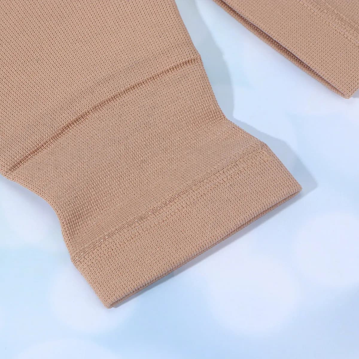 2 Paia di Fasce Elastiche per Polso Color Carne, in Nylon e Spandex, Traspiranti, Supporto Sportivo per Basket, Pallavolo, Tennis, Yoga, Jogging
