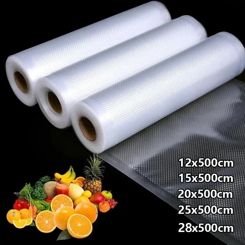 Sacchetti sottovuoto per alimenti per conservazione Sous Vide Sacchetto per imballaggio per sottovuoto Carne Frutta Verdura 500 cm/rotoli