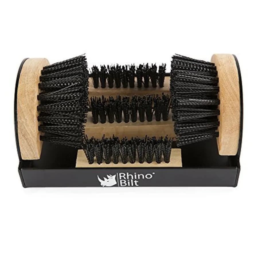 Spazzola per Pulizia Stivali Resistente per Uso Esterno, Design con Spazzola Extra Larga per Pulizia Efficiente di Stivali da Lavoro e Scarpe da Trekking
