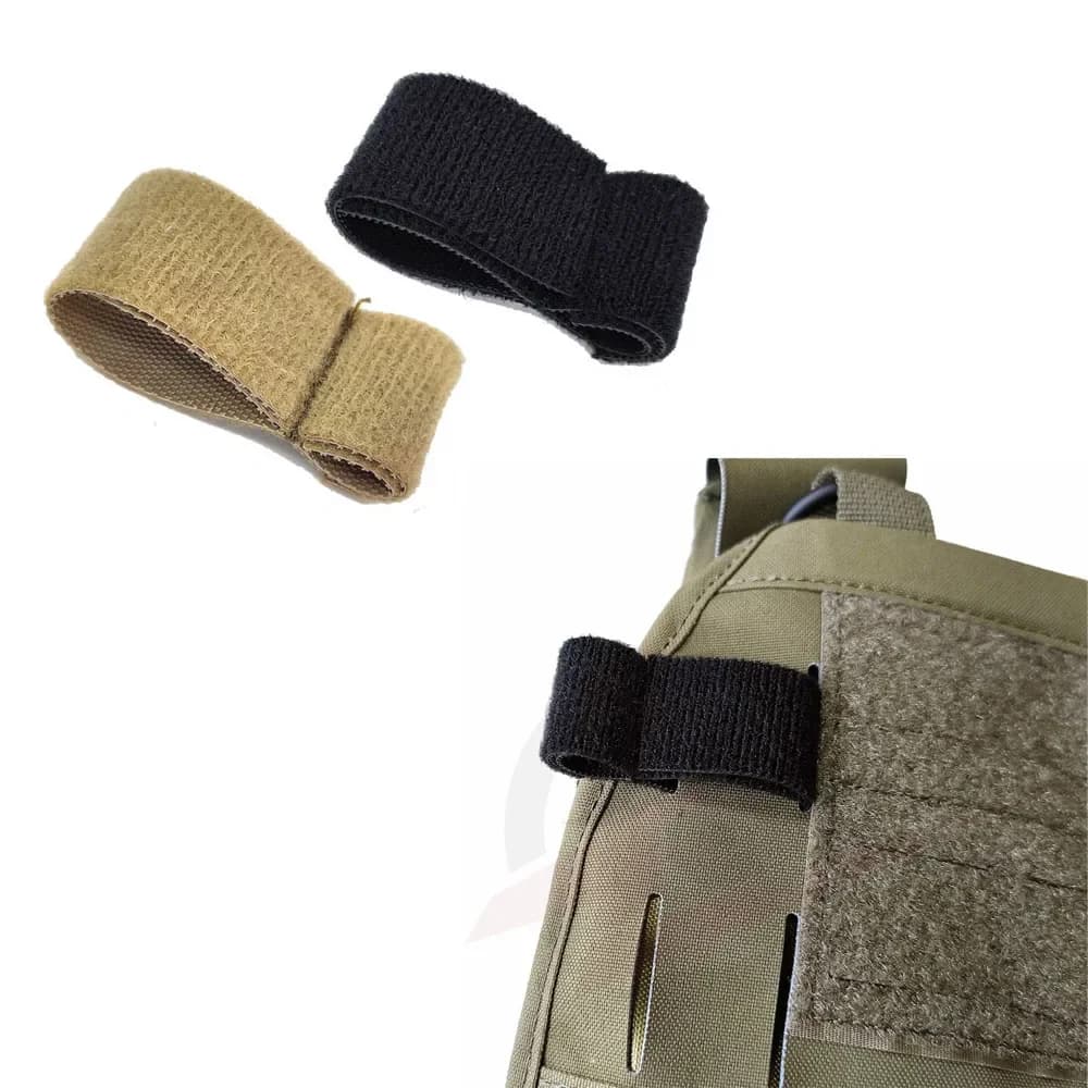 Kit di gestione dei cavi da esterno Gilet tattico Accessori per la conservazione dell'anello di archiviazione del filo PTT