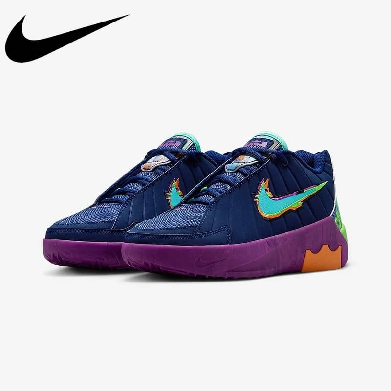 NIKEJames Big Kids' Basketball Shoes, Flash Code Game Series, Boys & Girls Sports ShoesHV2269-400